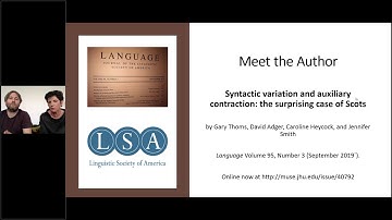 Syntactic Variation and Auxiliary Contraction: The Surprising Case of Scots
