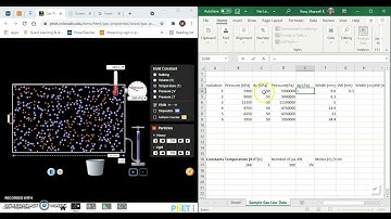 Excel Overview - Gas Laws Lab