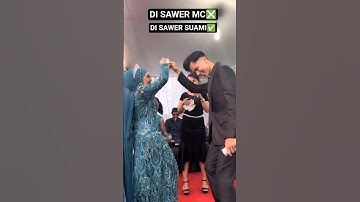 pengantin viral di sawer‼️‼️#pengantinviral #pengantin #nikah #wedding #viraltiktok #stecustecu