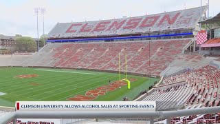 Clemson University to allow alcohol sales at sporting events