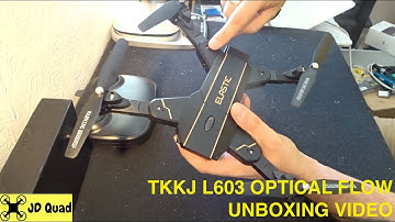 TKKJ L603 Optical Flow Drone Unboxing and App Overview Video