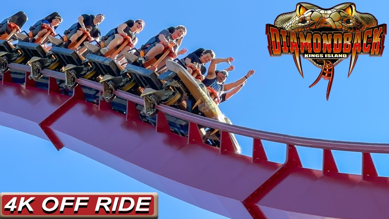 Diamondback **NEW PAINT JOB** (4K OFF Ride POV)- Kings Island, Mason, OH