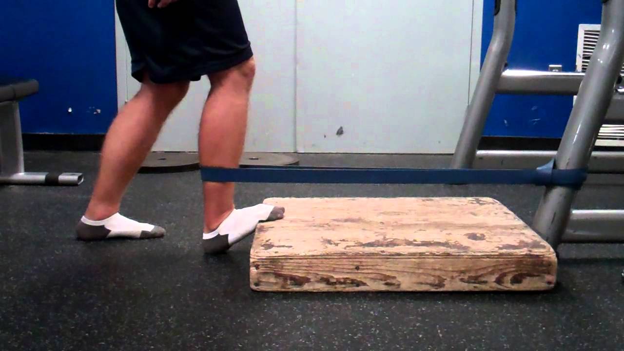 Talocrural Joint Self Mobilization with Tibial Glide - YouTube