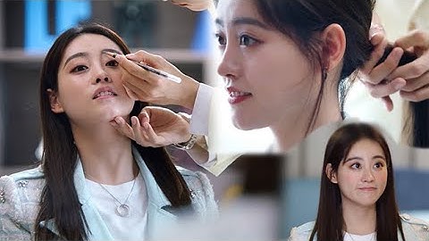 霸总亲自为灰姑娘化妆，技术高超，灰姑娘星星眼，满脸崇拜，配一脸！程序员那么可爱 Cute Programmer🍒Chinese Drama​