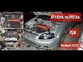 H22 swapping a EK! Euro R h22 with a M2y4 using Hasport Mounts! The Budget-ish  EK!