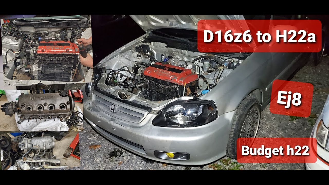 How To Swap H22 Into Civic Ek