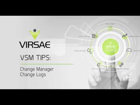 VSM Tips - Change Logs