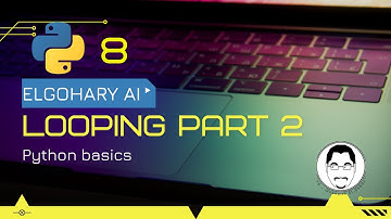 الحلقات التكرارية في لغة البايثون الجزء الثاني || for loop and while loop