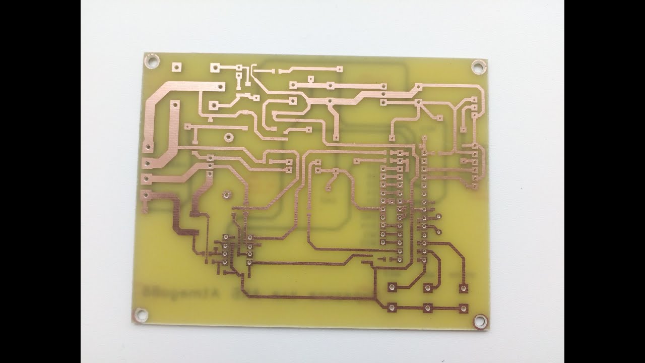 Как сделать двухстороннюю плату в домашних условиях БЫСТРО и ...