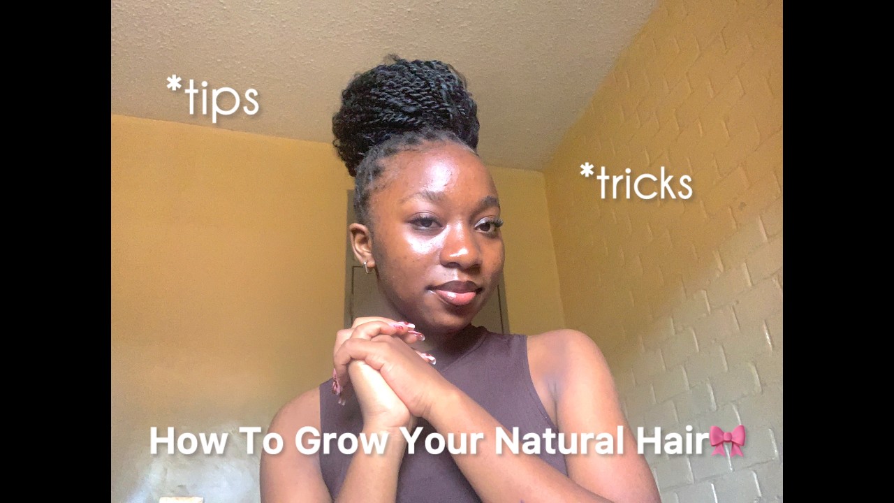 HOW TO GROW LONG 4C/4B NATURAL HAIR🎀 | ZAMBIAN YOUTUBER