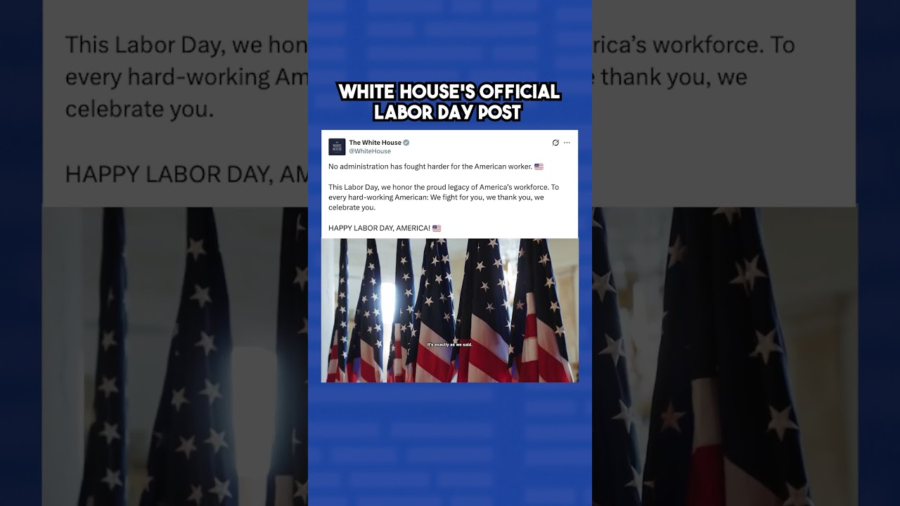 Trump hasn't talked to the media in almost a week & the White House posts this video to X #shorts
