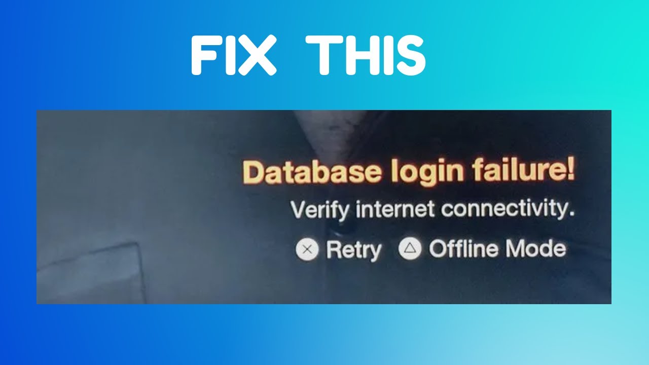 How To Fix Database Login Failure In Friday The 13th YouTube