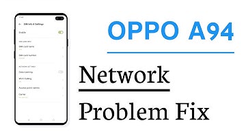 OPPO A94 Network Problem Solve ! How To Fix Network Problem in OPPO A94