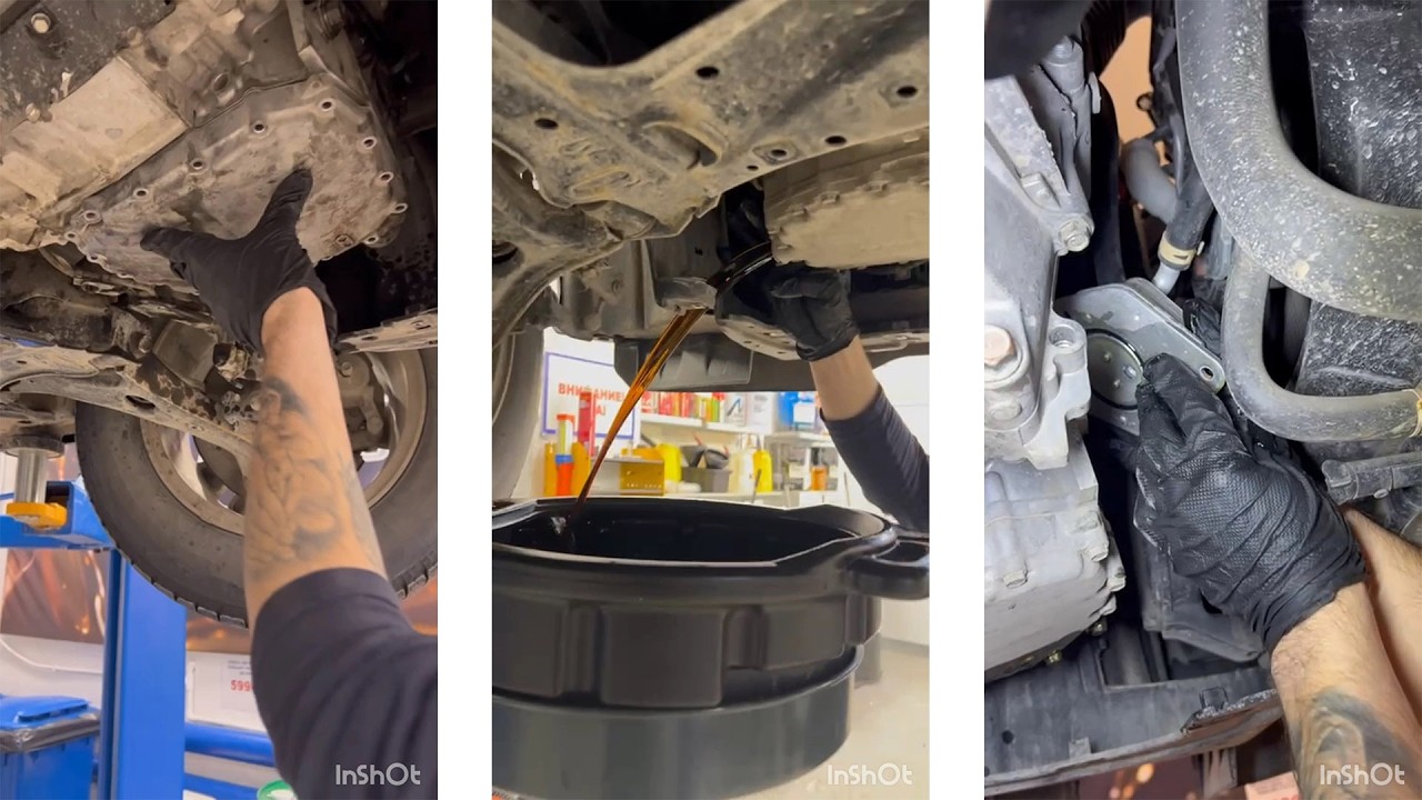 Наш ПЗМ. HONDA VEZEL: Замена жидкости вариатора, замена моторного масла.