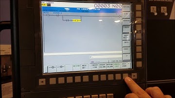 Fanuc CNC: PMC ladder editing and bit naming