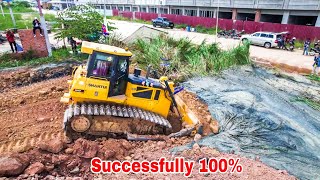 Unbelievably Smoothly Machine Skills Operator Bulldozer Running Non Stop Pushing Rock Dirt by Excavator Truck 1,220 views 3 weeks ago 2 hours, 1 minute
