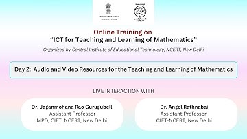Day 2: Audio and Video Resources for the Teaching and Learning of Mathematics