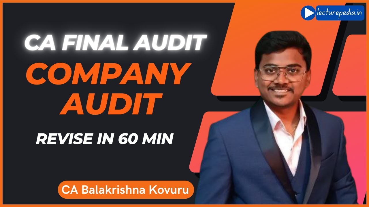 Company audit revision ca final audit latest for nov 2023 by ca