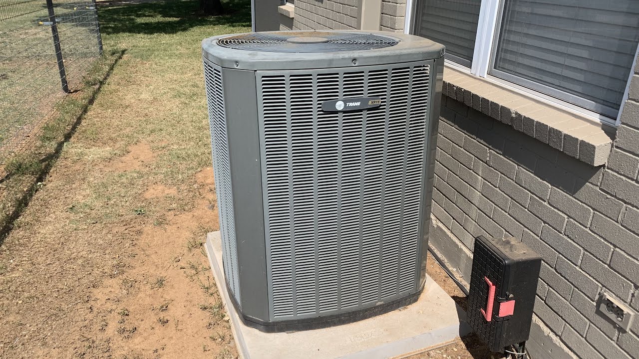 2009 Trane XR15 Heat Pump Starting Up & Running YouTube