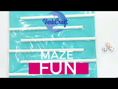 MAZE FUN - Make your own Maze in Bag, Activity for Kids (DIY) #shorts #craftsforkids #diy