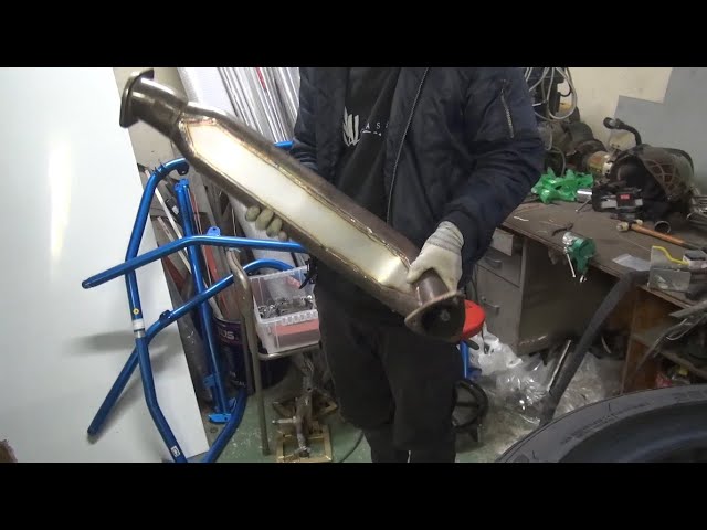 Worker H's Drift Diary] Vol.17 Tsuchinoko Muffler Production - YouTube