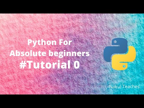 Python For Absolute Beginners(Teaser) | #Tut0 | Nakul Teaches