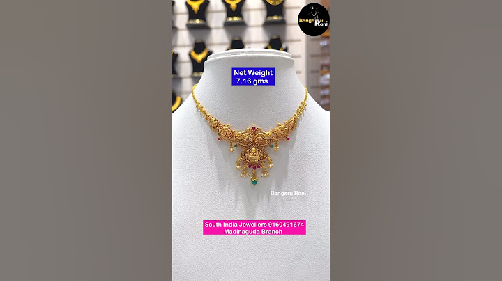 7.16 gms Trendy Lightweight Necklace
