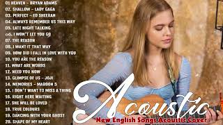 Best Chill Acoustic Love Songs Playlist 2024❤️Acoustic 2023 ⚡️ Acoustic Covers of Popular Songs 2024