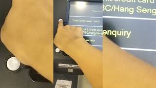 PANU MAG WIDRAW / BALANCE INQUIRE SA HSBC ATM IN HONGKONG?