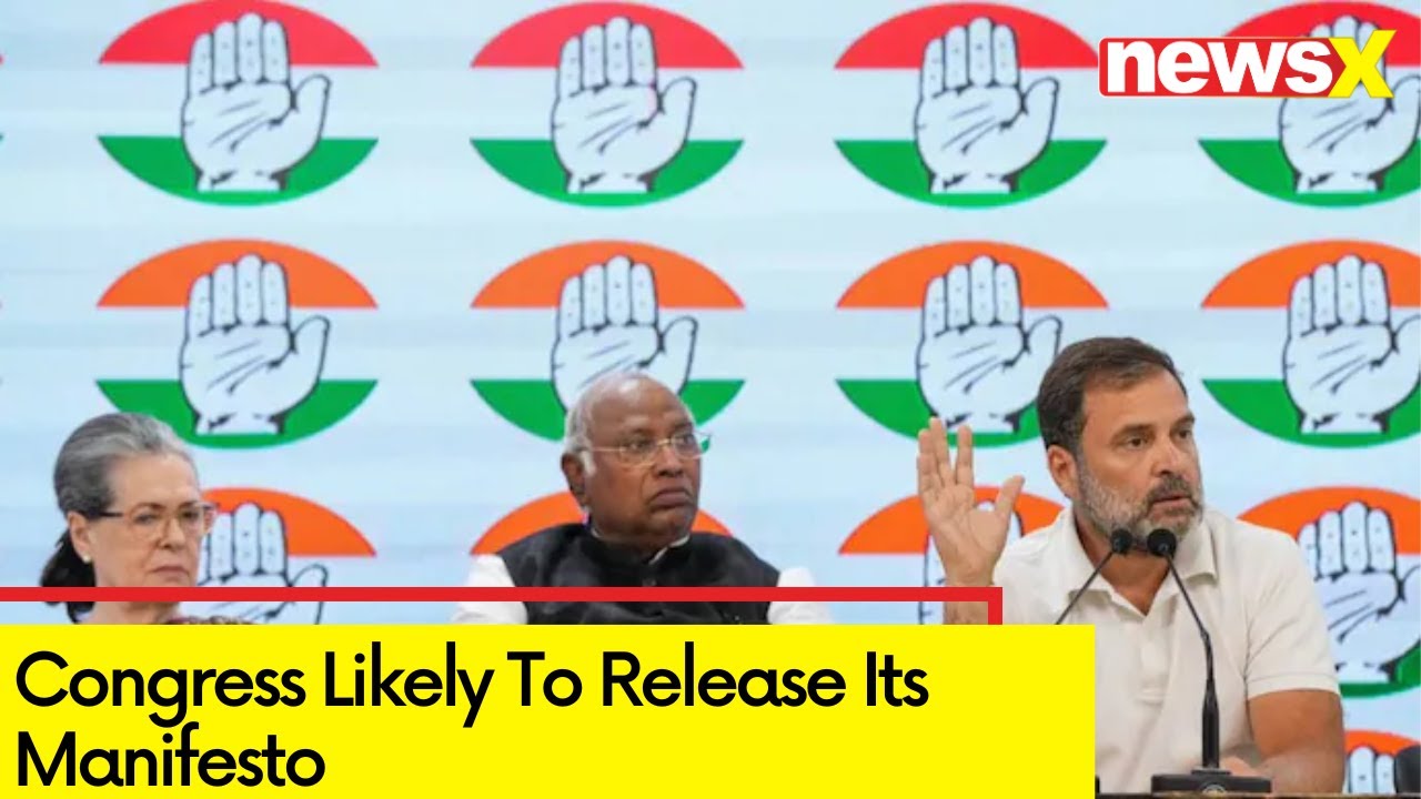 Congress Likely To Release Its Manifesto | Lok Sabha Elections 2024 ...