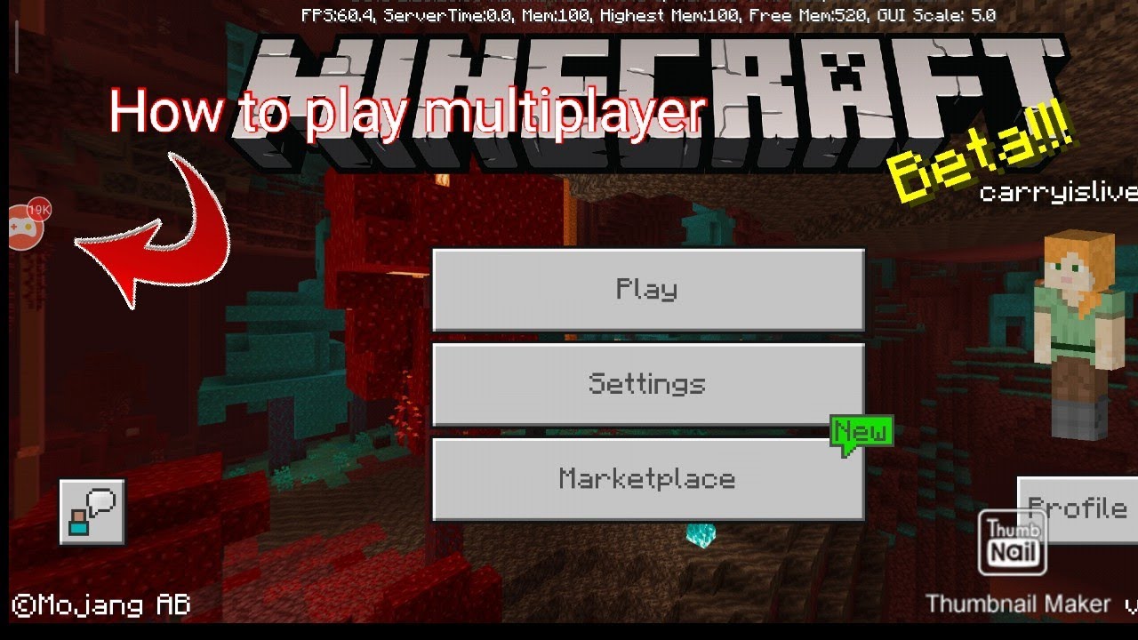 How to play multiplayer in minecraft beta easily without same wifi ...