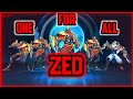 ONE FOR ALL | ZED vs LUCIAN | Highlighted Full Gameplay (Wild Rift)