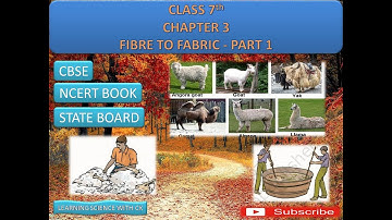 Fibre To Fabric | Class 7 Science | Chapter 3 | Part 1
