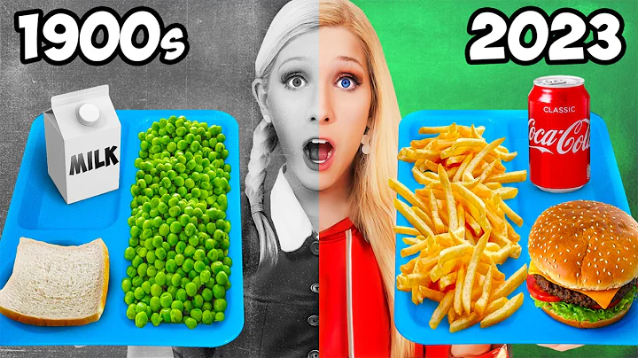 Eating 100 YEARS of School Lunches!