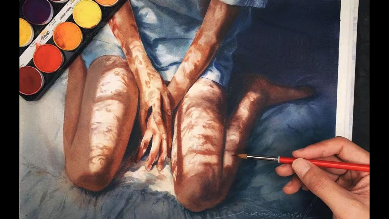 “雨天才要画有光的画啊 ！【水彩教学】