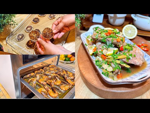 Masak 4 Macam Sekaligus‼️hemat waktu&tenaga dengan Umeda OMUNI steam Air fryer Oven dari UMEDA
