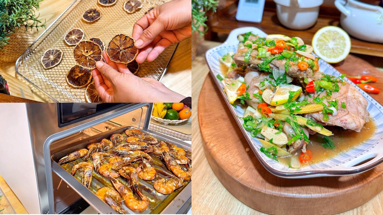 Masak 4 Macam Sekaligus‼️hemat waktu&tenaga dengan Umeda OMUNI steam Air fryer Oven dari UMEDA