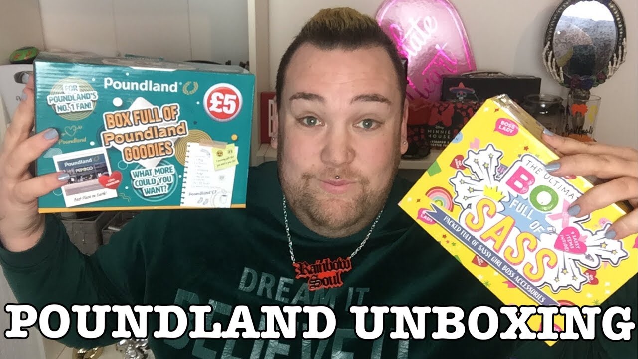 POUNDLAND GOODIE BOX. a whole lot of sass YouTube