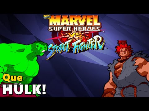 Que Nivél De Hulk! - Marvel Super Heroes vs Street Fighter.