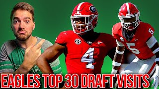 Eagles Top 30 Draft Visits Full List Breakdown and More!