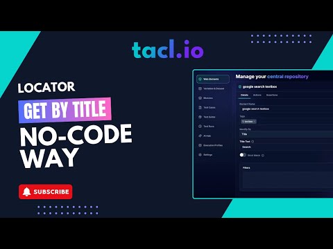 Playwright Locator getByTitle - Explained with tacl