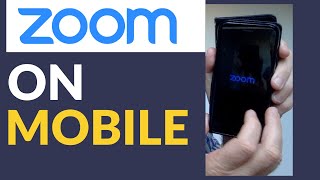 Use ZOOM on Your MOBILE (How to Download Zoom app on iPhone)