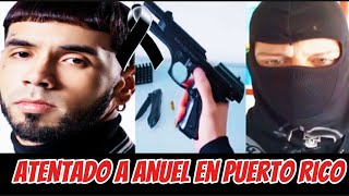 Anuel arrived in Puerto Rico, look what the bandits did to him.