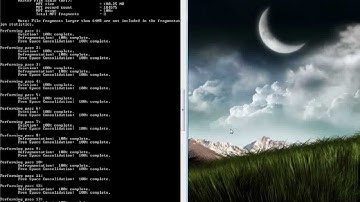 Fully Defrag your entire sytem using Command Prompt