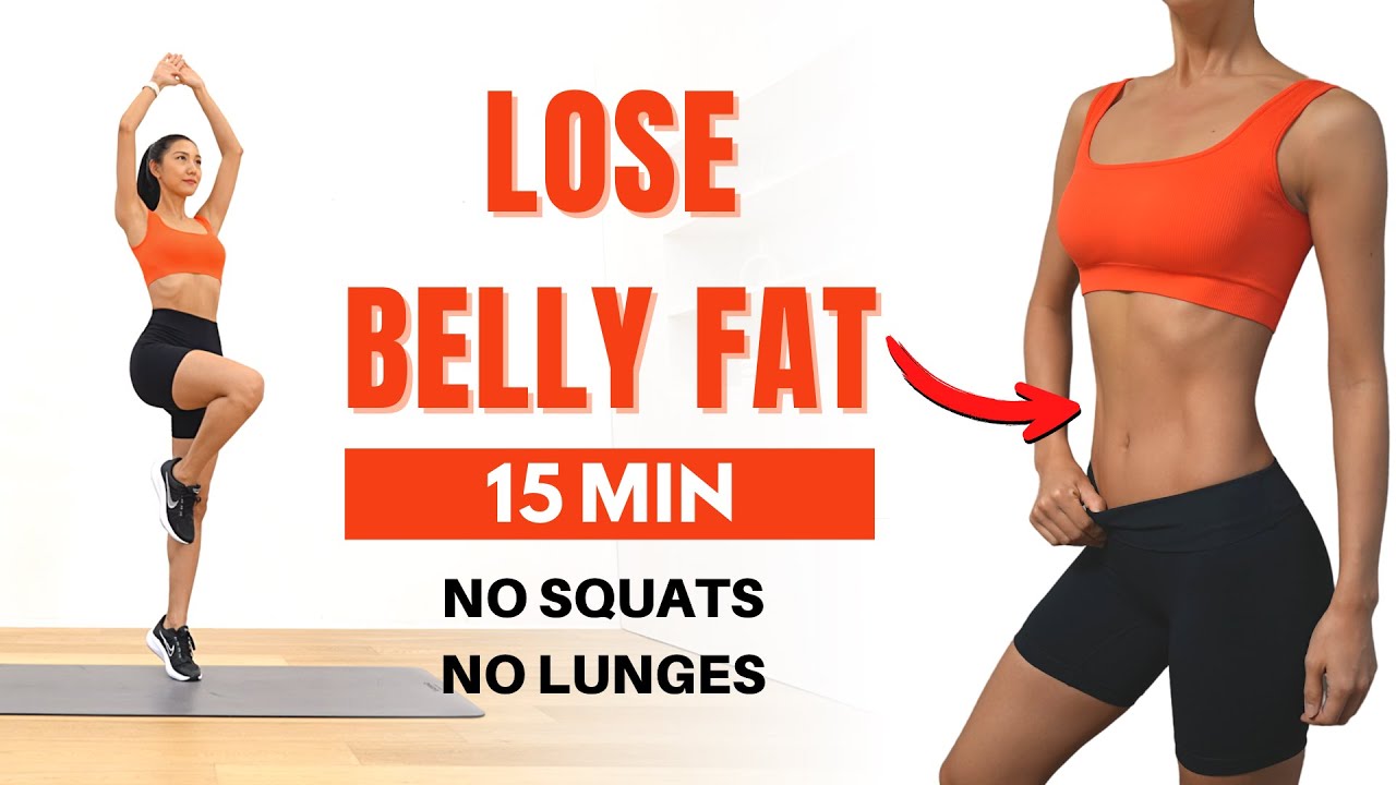 15 min STANDING ABS WORKOUT to LOSE BELLY FAT