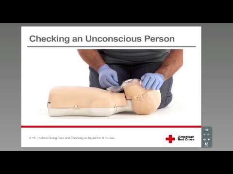 Checking an Unconscious Person