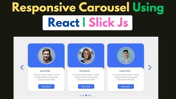How to make Card Slider in React JS | React Slick
