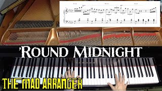 'Round Midnight by Thelonious Monk - Jazz Piano Cover by Jacob Koller with Sheet