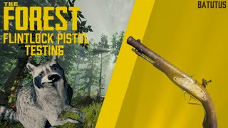 THE FOREST FLINTLOCK PISTOL TESTING