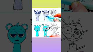 Sprunki😨😨😨☠️coloring page